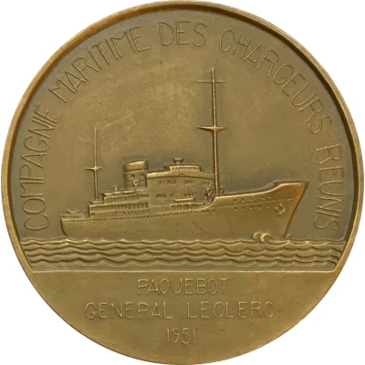 Medal - Paquebot General Leclerc back