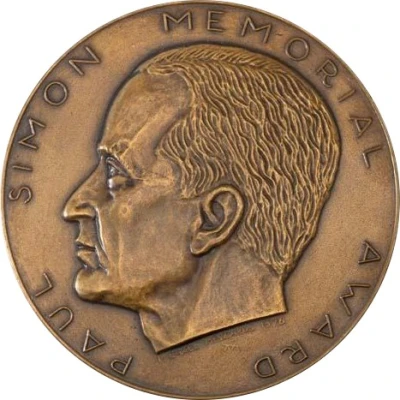 Medal - Paul Simon Memorial Award Numismatic Association of Australia front