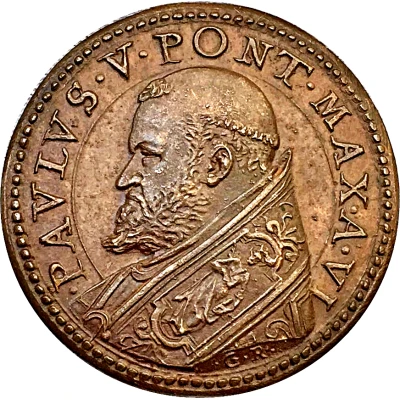 Medal - Paul V Efforts by the Pope in Conservation of Works of Art front