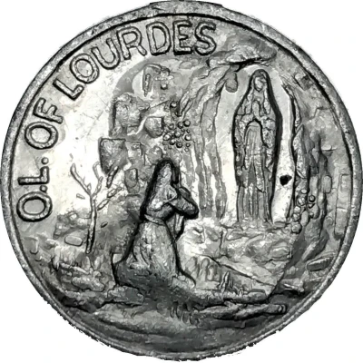 Medal - Paulus VI (Lourdes) ND back