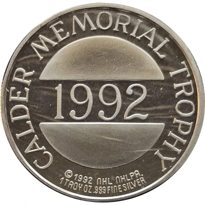 Medal - Pavel Bure (Calder Memorial Trophy) ND back