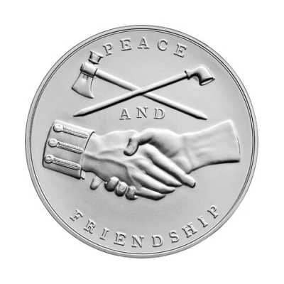 Medal - Peace and Friendship James Madison Presidential ND back