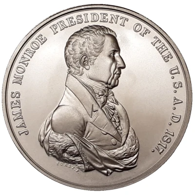 Medal - Peace and Friendship James Monroe, President of the United States ND front