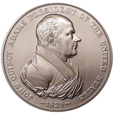 Medal - Peace and Friendship John Quincy Adams, President of the United States ND front