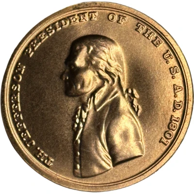 Medal - Peace and Friendship (Thomas Jefferson, President of the United States) ND front