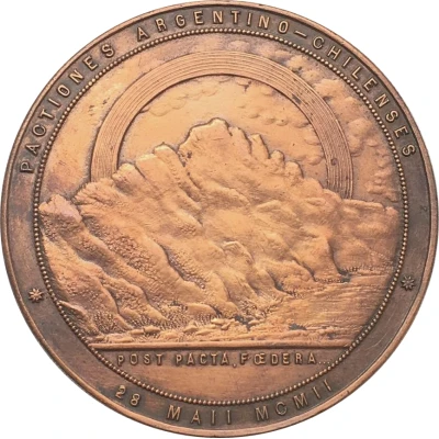 Medal - Peace between Argentina and Chile back