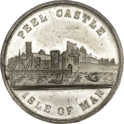 Medal Peel Castle, Isle of Man ND front