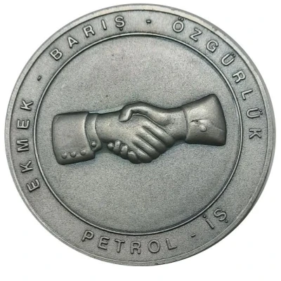 Medal - Petrol-Is Petroleum, Chemical and Rubber Workers' Union of Turkey back