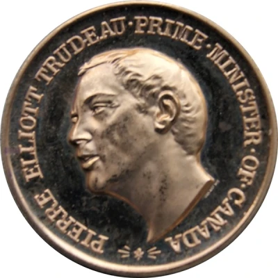 Medal - Piere Elliot Trudeau (Gold-tone) ND front