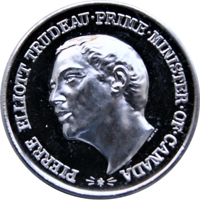 Medal - Piere Elliot Trudeau (Silver-tone) ND front