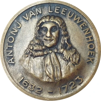 Medal - Pioneers In The Fight Against Infectious Disease Antonj Van Leeuwenhoek ND front