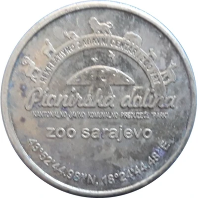 Medal - Pionirska dolina zoo (Suricata suricatta) ND front