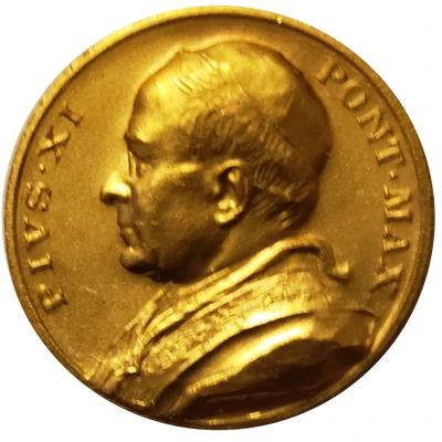 Medal - Pius XI ND front