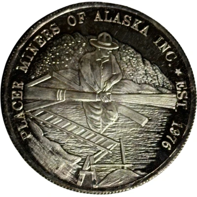 Medal - Placer Miners of Alaska Inc. (Placer Miners Gold Strikes) ND front