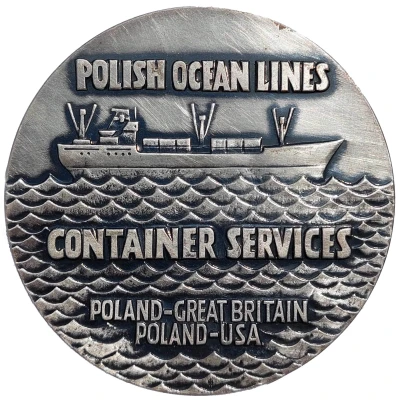 Medal - Polish Ocean Lines Container Services ND front