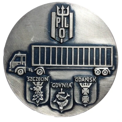 Medal - Polish Ocean Lines Container Services ND back