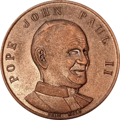 Medal - Pope John Paul II Australia Visit front