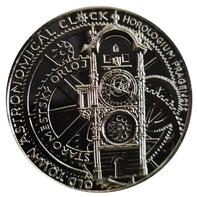 Medal - Prague Astronomical Clock ND front