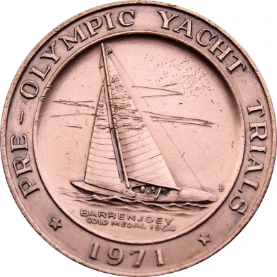 Medal - Pre Olympic Yacht Trials Event Medal front