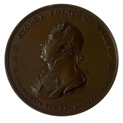 Medal - Prince George - Prince Regent front