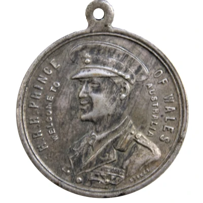 Medal - Prince of Wales - Australian Royal Visit 1920 Event Souvenir front