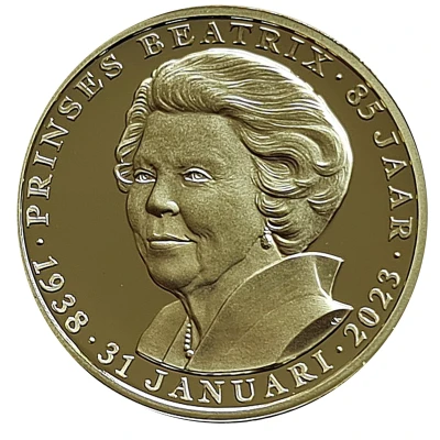 Medal - Princess Beatrix - 85 Jaar front