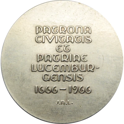 Medal - Proclamation de Notre-Dame comme patronne du Luxembourg ND back