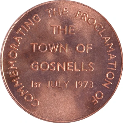 Medal - Proclamation of Town of Gosnells Event Medal back