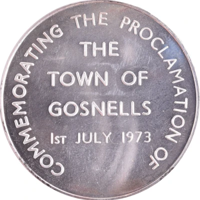 Medal - Proclamation of Town of Gosnells Event Medal back