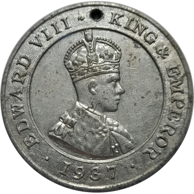 Medal - Proposed Coronation of Edward VIII front