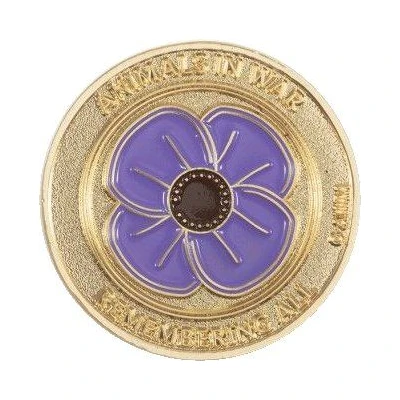 Medal - Purple Poppy (Animals at War - Souvenir Medal) ND front