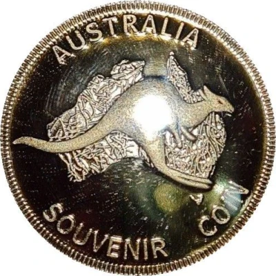 Medal - QLD - Fraser Island - Dingo (Tourist Souvenir) ND back