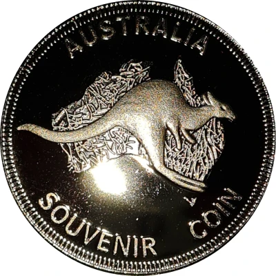 Medal - QLD - Fraser Island - Whale (Tourist Souvenir) ND back