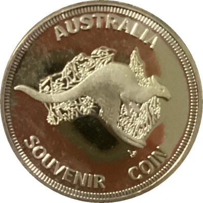 Medal - QLD - Fraser Island - Whale (Tourist Souvenir) ND back