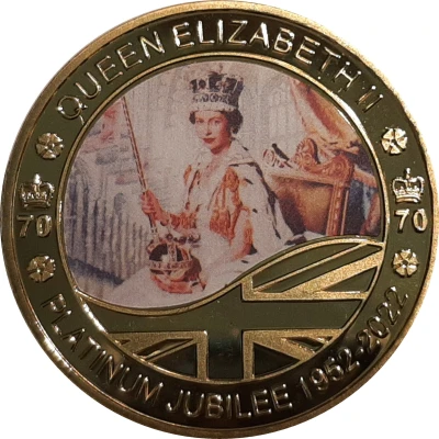 Medal - Queen Elizabeth II Platinum Jubilee 1952-2022 ND front