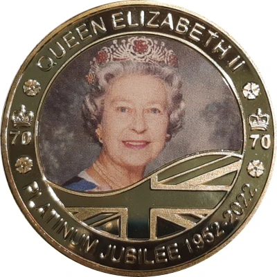 Medal - Queen Elizabeth II Platinum Jubilee 1952-2022 ND front