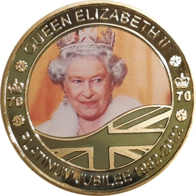 Medal - Queen Elizabeth II Platinum Jubilee 1952-2022 ND front