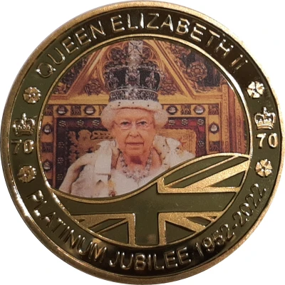 Medal - Queen Elizabeth II Platinum Jubilee 1952-2022 ND front