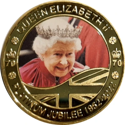 Medal - Queen Elizabeth II Platinum Jubilee 1952-2022 ND front