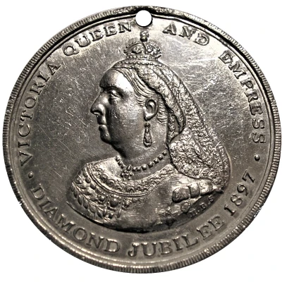 Medal - Queen Empress Victoria Diamond Jubilee front