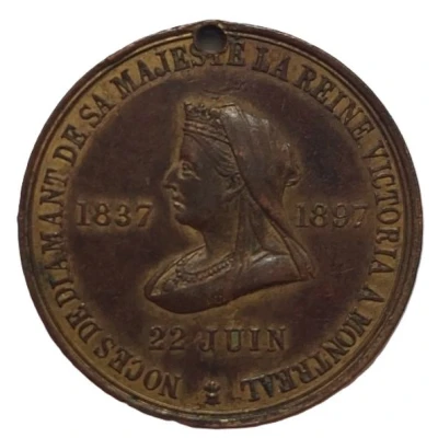 Medal - Queen Victoria Diamond Jubilee front