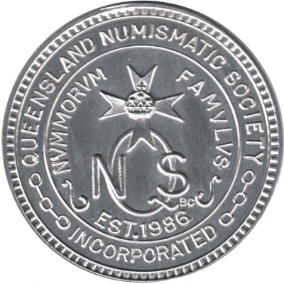 Medal - Queensland Numismatic Society Award (Queensland Numismatic Society) ND front