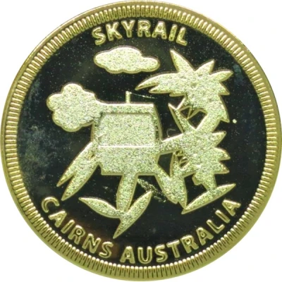 Medal - Queensland - Skyrail Cairns (Tourist Souvenir) ND front