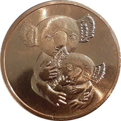 Medal - RAM Koala Baby Set 2004 - Mint Token; Copper ND front