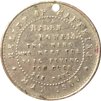 Medal - Relief of Mafeking Military Medal back