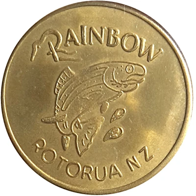 Medal - Rotorua Rainbow Trout (Tourist Dollar Souvenir) ND front