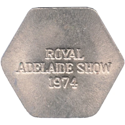 Medal - Royal Adelaide Show 1974 Bank of Adelaide back