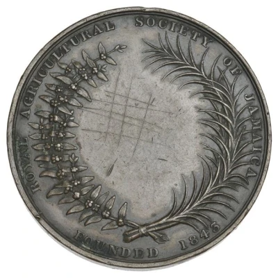 Medal - Royal Agricultural Society of Jamaica back