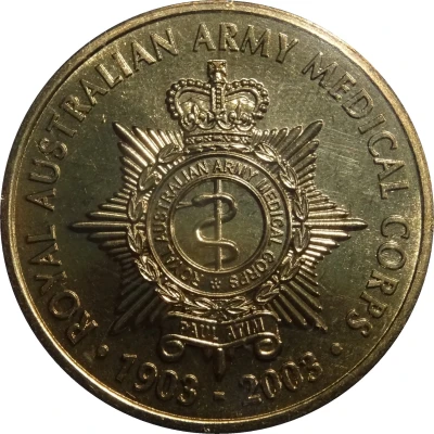 Medal - Royal Australian Army Medical Corps 100 Years front