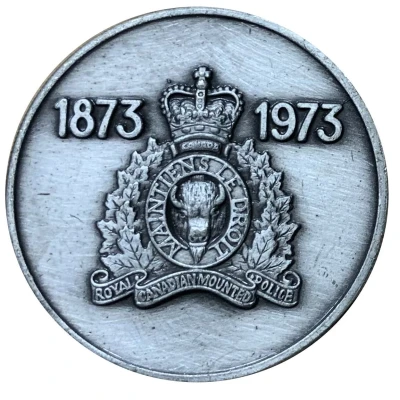 Medal - Royal Canadian Mounted Police Centenary Fort Macleod ND back